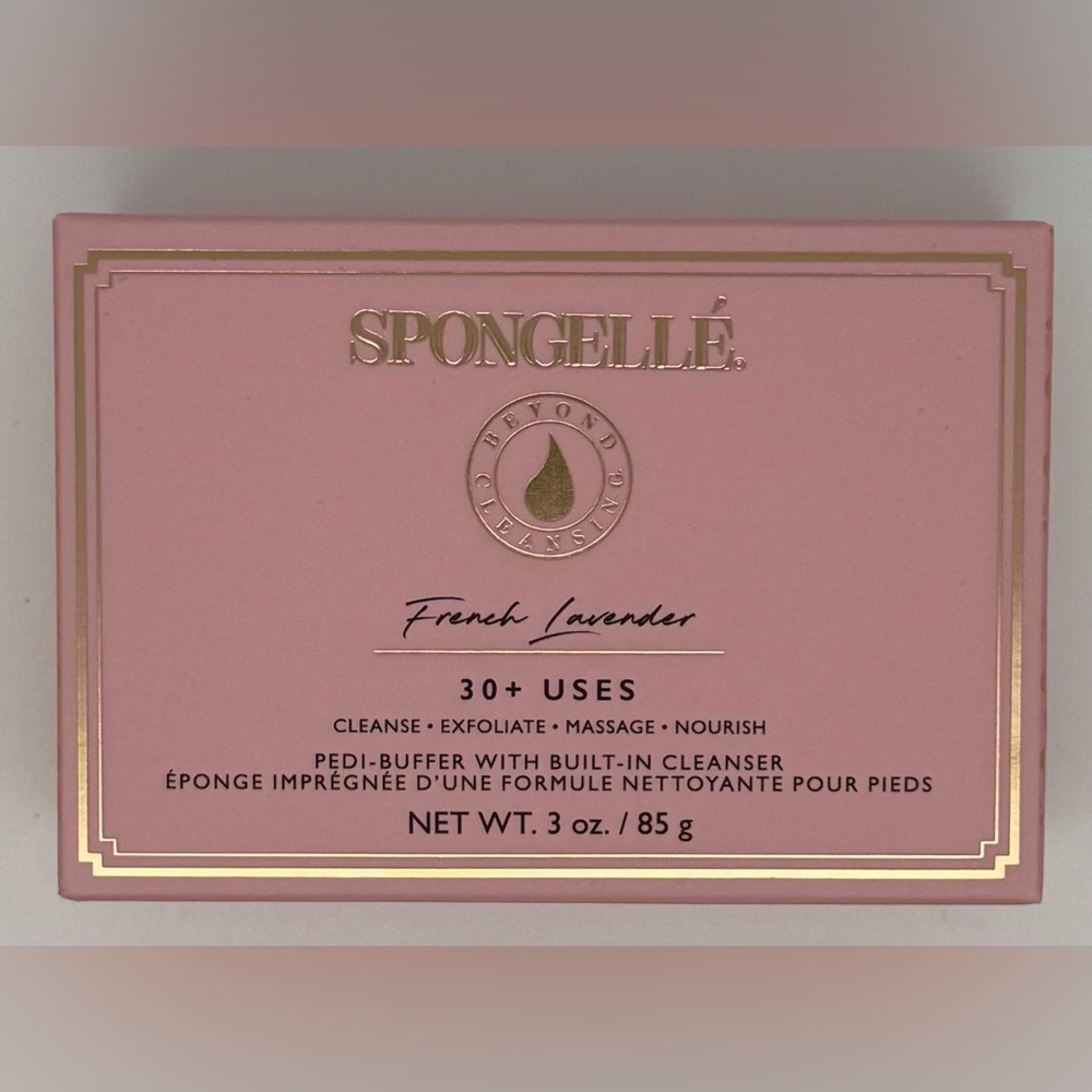 Spongellé Pedi-Buffer Body-Wash-Infused French Lavender Buffer For Your Feet